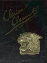 Clarion Area High School 1987 yearbook cover photo