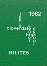 Cloverdale High School 1982 yearbook cover photo