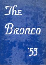 Belmond Community High School 1953 yearbook cover photo