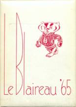 1965 Badger High School Yearbook from Lake geneva, Wisconsin cover image