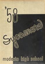 1958 Modesto High School Yearbook from Modesto, California cover image