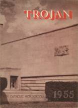 North Catholic High School 1955 yearbook cover photo