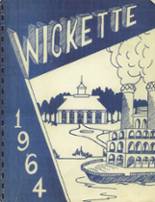 Wickliffe Junior High School 1964 yearbook cover photo