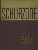 Schurz High School 1947 yearbook cover photo