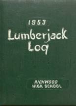Richwood High School 1953 yearbook cover photo