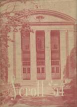 Shippensburg High School 1954 yearbook cover photo