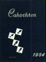 Cahokia High School 1954 yearbook cover photo