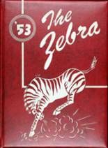 Claremore High School 1953 yearbook cover photo
