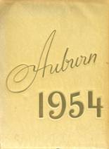 1954 Auburn High School Yearbook from Auburn, Massachusetts cover image