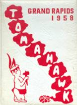 Grand Rapids High School 1958 yearbook cover photo