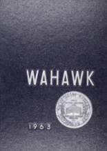 West High School 1963 yearbook cover photo