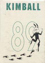 1989 Kimball High School Yearbook from Kimball, South Dakota cover image