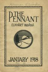 Elkhart High School (thru 1972) 1918 yearbook cover photo