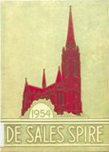 St. Francis De Sales High School 1954 yearbook cover photo