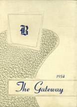 Berean Academy 1954 yearbook cover photo