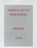 1970 Johnson Bayou High School Yearbook from Johnson bayou, Louisiana cover image