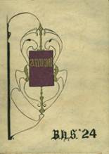 Burlington City High School 1924 yearbook cover photo
