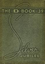 Davis High School 1939 yearbook cover photo