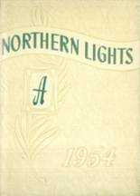 Aurora-Hoyt Lakes High School 1954 yearbook cover photo