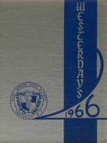 West High School 1966 yearbook cover photo