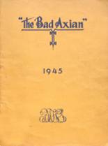 1945 Bad Axe High School Yearbook from Bad axe, Michigan cover image