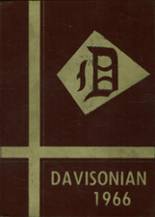 Davison High School 1966 yearbook cover photo
