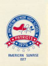 American High School 1977 yearbook cover photo