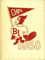 Blue Island Community High School 1958 yearbook cover photo