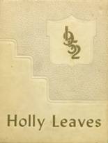 Holly Springs High School 1952 yearbook cover photo