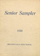 Bellows Falls Union High School 1936 yearbook cover photo