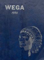 Weyauwega High School 1954 yearbook cover photo