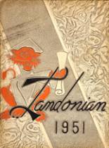 Landon High School 1951 yearbook cover photo