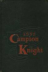 Campion Jesuit High School 1952 yearbook cover photo