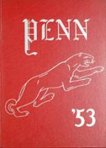 Penn Township High School 1953 yearbook cover photo