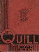 1937 East High School Yearbook from Des moines, Iowa cover image