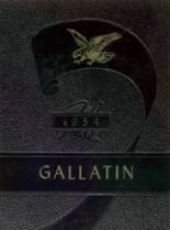 Gallatin County High School 1954 yearbook cover photo