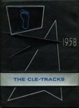 Cleveland High School 1958 yearbook cover photo