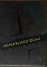 1958 Wheatland High School Yearbook from Whitewater, Indiana cover image