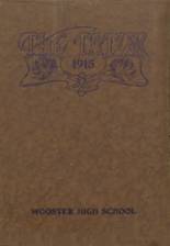 Wooster High School 1915 yearbook cover photo
