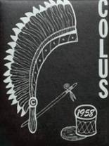 Colusa High School 1958 yearbook cover photo