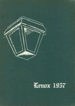 Lenox High School 1957 yearbook cover photo