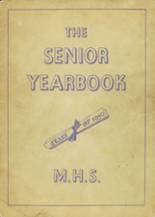 Milford High School 1950 yearbook cover photo