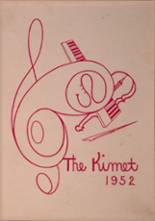 Kimberly High School 1952 yearbook cover photo