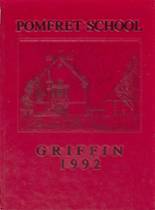 Pomfret School 1992 yearbook cover photo