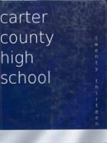 Carter County High School 2013 yearbook cover photo