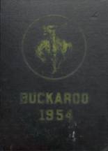 Goodland High School 1954 yearbook cover photo