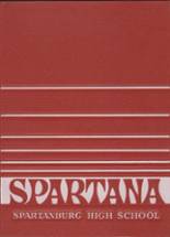 Spartanburg High School 1965 yearbook cover photo