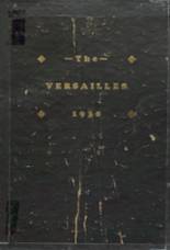 Versailles High School 1930 yearbook cover photo