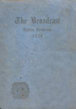 Calais Academy 1929 yearbook cover photo
