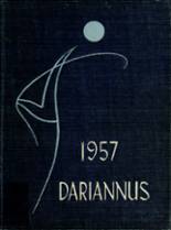 Darien High School 1957 yearbook cover photo